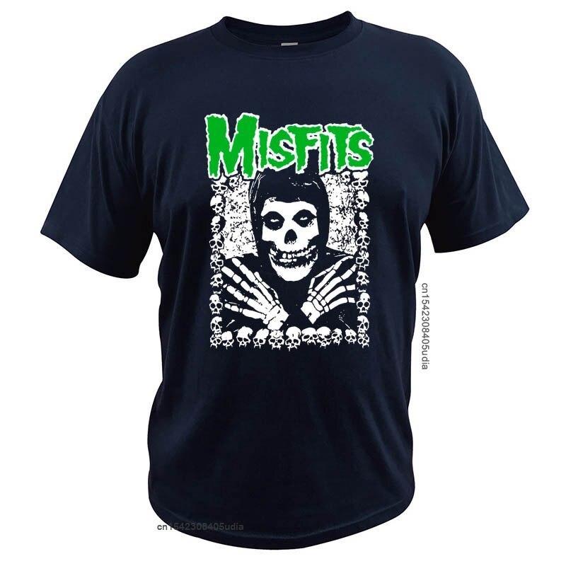 The Misfits I Want Your Skulls T Shirt Punk Rock Band T Shirt Cotton High Quality Basic Crew Neck Tee Tops