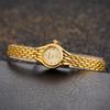 Ladies Gold Plated Watch Women Bracelet Quartz Wristwatch Girl Analog Feminino Relojes Hour Luxury Watches Elegant Casual Clock