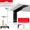 Heavy-Duty Triangle Bracket Wall Shelf Kit
