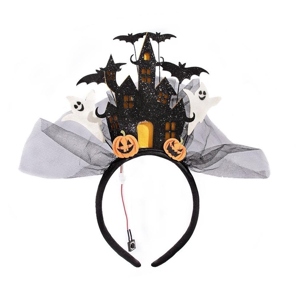 Castle Halloween Hair Hoop White Ghost Ghost Hairband Halloween Headband  Festive Decorations