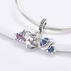 New 925 Silver Best Friend Soul Companion Dangle Charm Diy Fit Original Pendant Charm Bracelet Women Fashion Jewelry