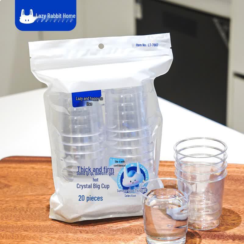 Lazy Rabbit Disposable Crystal Cups