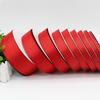Red Satin Polyester Ribbon for Weddings and Gift Box Decoration