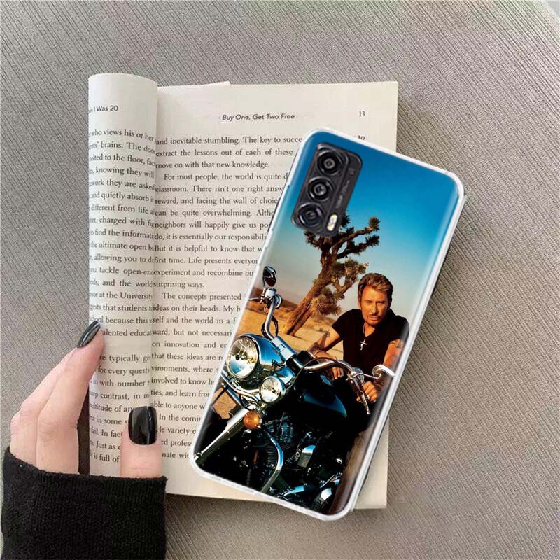 Johnny Hallyday Music Black Phone Case For Xiaomi Redmi Note 14 Pro 12 Plus 12S 10 11 Pro 4G 5G 9T 9S 8T 10S 11T 11S 11E 9 8 Coq