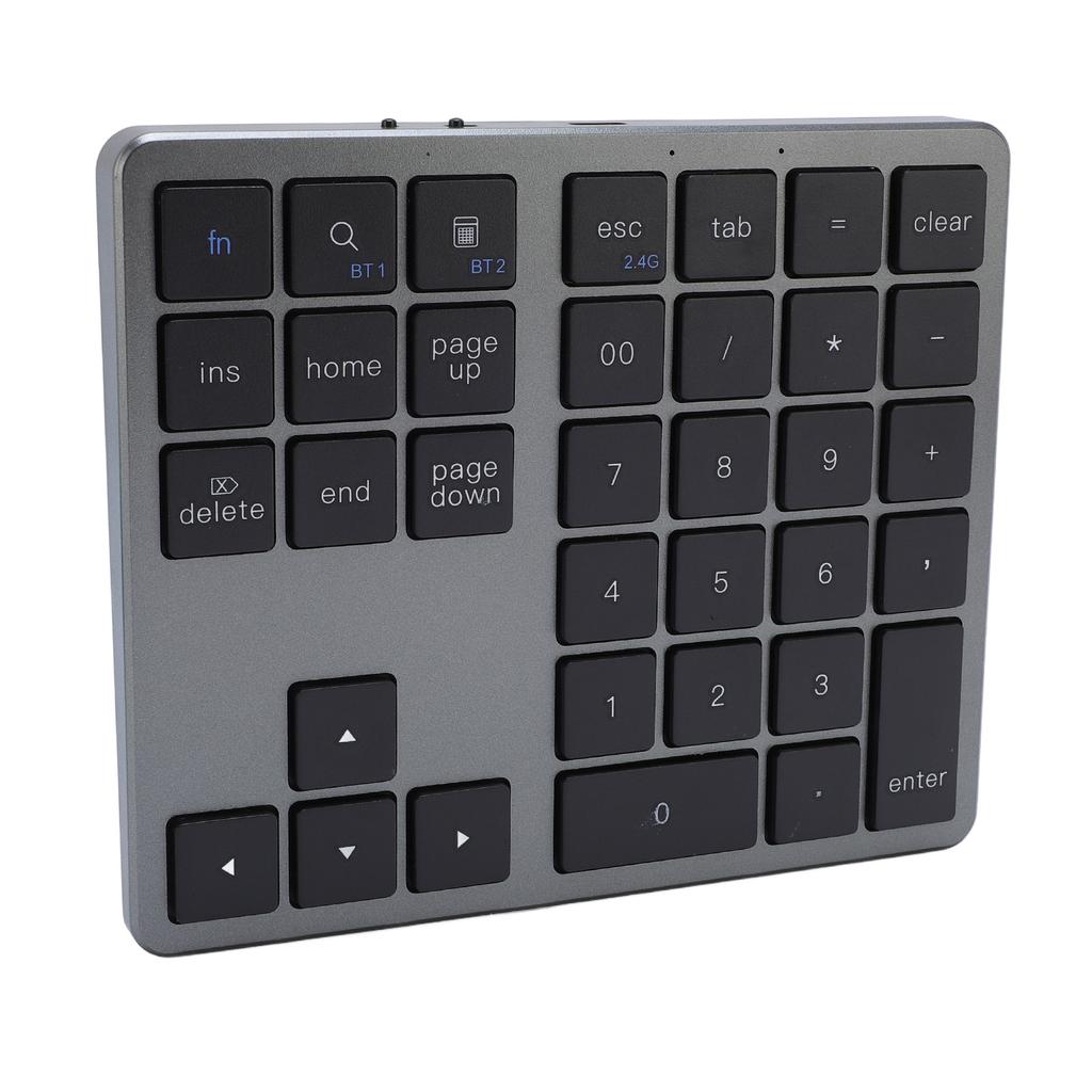 Number Pad Wireless Dual Mode 35 Keys Rechargeable Numeric Keypad for Laptop PC Tablet
