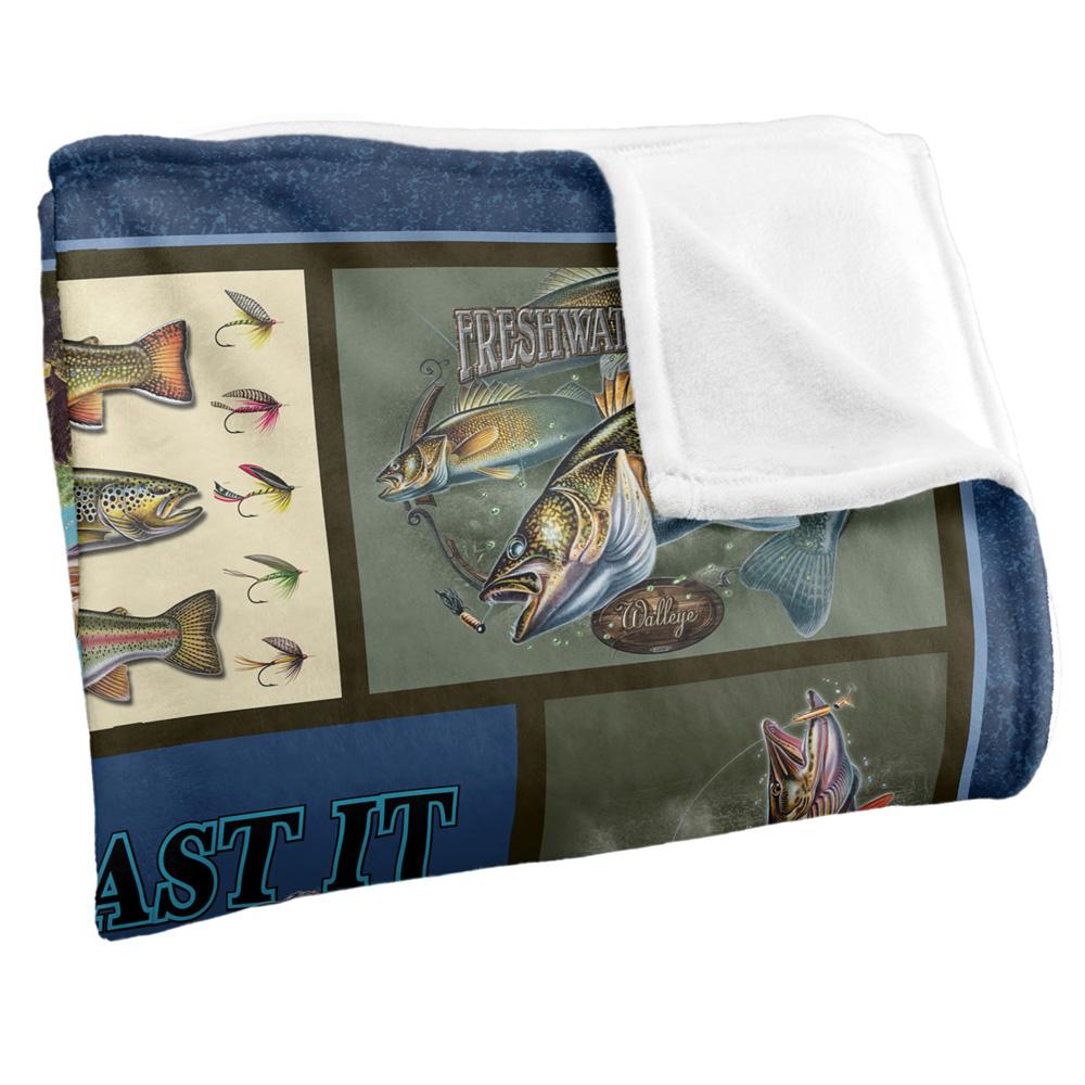 JQ Licensing Silky Fishing Supersoft Blanket