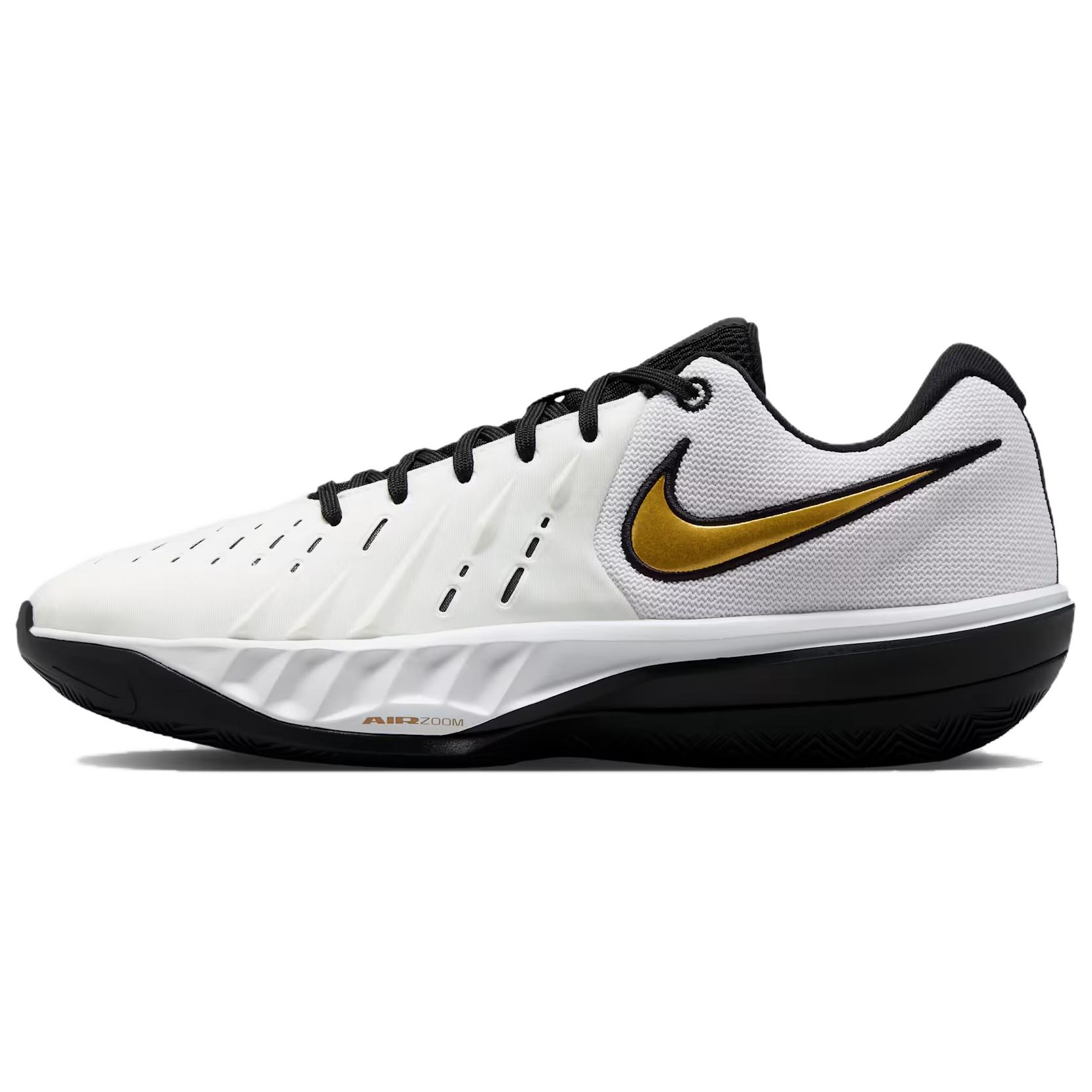 Nike Men's White Air Zoom G.t. Cut Academy 2 Comfortable Versatile Durable Wear-Resistant Basketball Shoes Sneaker Hv9775-103 Cm
