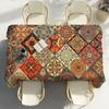 Colorful Mandala Tiles Pattern Table Cloth Party Decor Dining Room Home Kitchen Patios Waterproof Stain-Proof Table Cloth