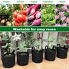 Non-woven Planting Bag Outdoor Garden Plant Pot with Reinforced Handles Large Capacity Breathable Tomato Potato Grow Bag