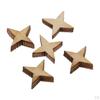 4 Point Star Shapes Wood Cutout Circles Chips Sign Plaque For Making Signs, Gift Tags, Wedding
