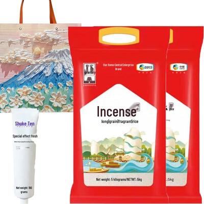 Saky Peach Fresh Toothpaste & COFCO Royal Fragrance Rice Bundle