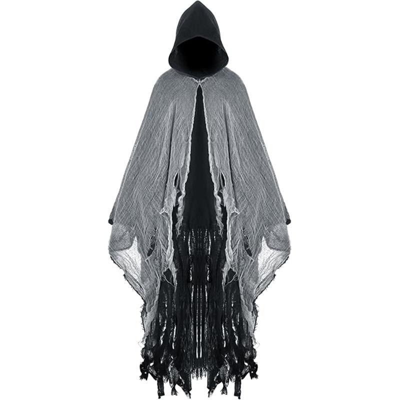 

Хэллоуин взрослый плащ плащ ведьмы костюм мрачного жнеца костюм дома с привидениями наряжаться ужас хитрый костюм реквизит average size