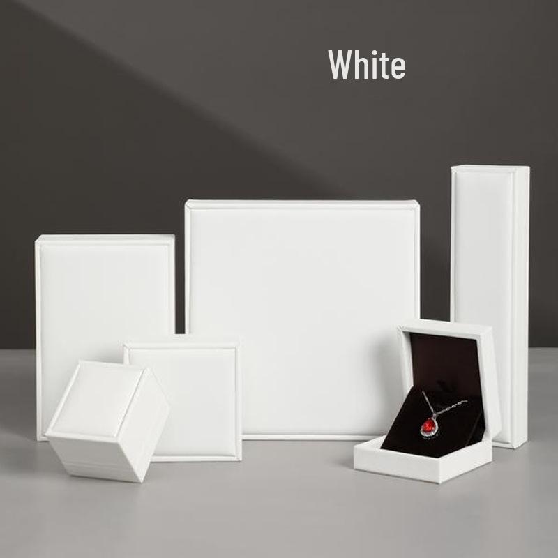 Luxury PU Leather Jewelry Box – Premium Ring, Bracelet, Pendant, Necklace Gift Packaging
