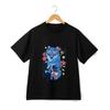Saja Boys Blue Tiger Graphic T-shirt – Cute Cartoon Animal Streetwear Tee