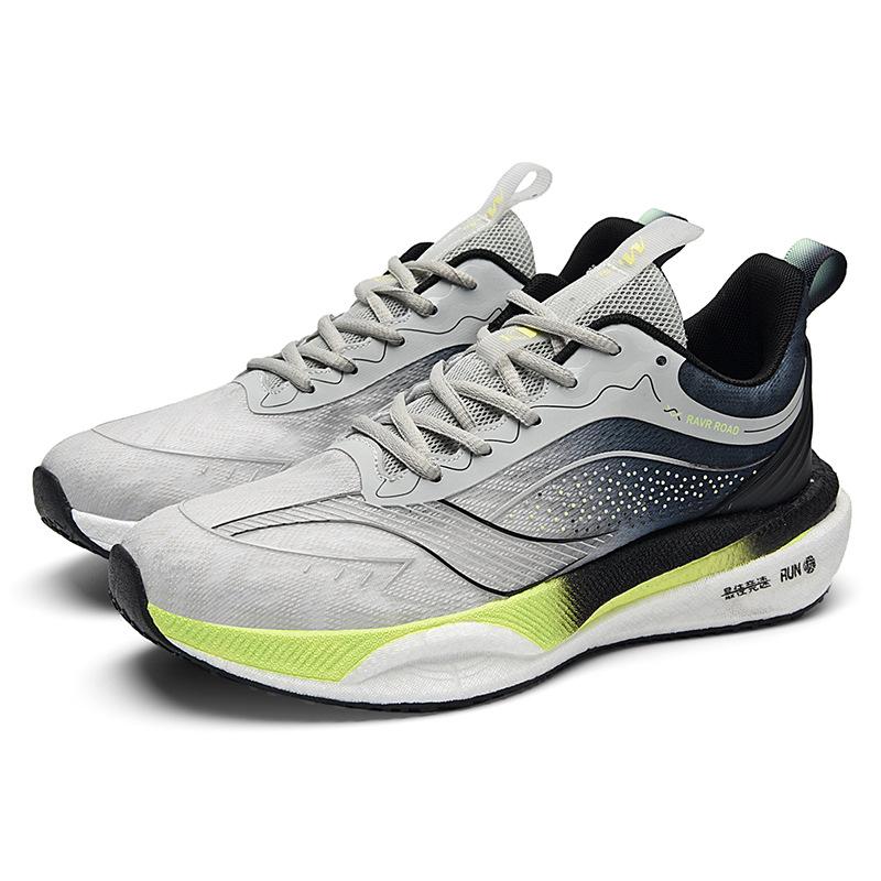 

2024 летние новые настоящие взрывные спортивные кроссовки с карбоновой пластиной, высококачественные, фрикционные, звуковые, легкие спортивные кроссовки для бега 35