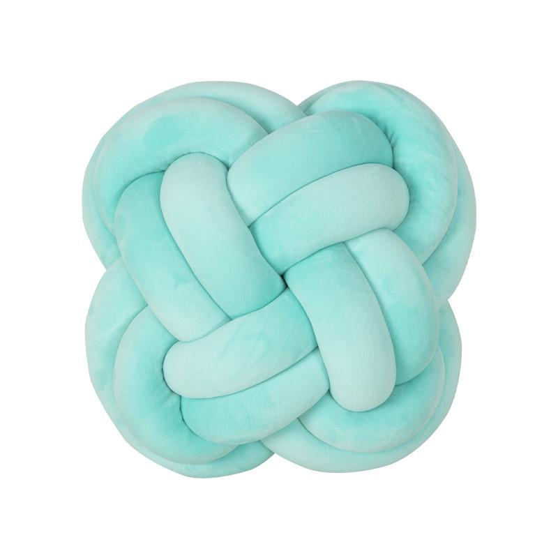 Modern Minimalist Knit Pillow With Soft Plush Cover For Living Room Decor