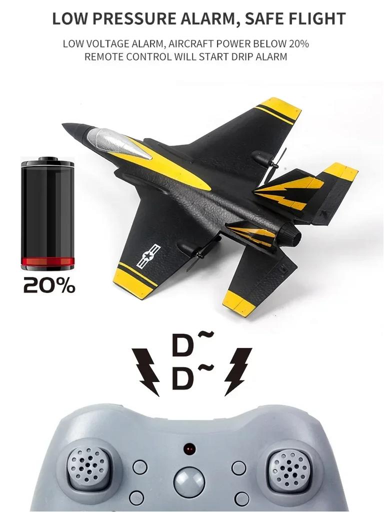 FX935 RC Fly Fjernkontroll Seilfly F35 Jagerfly 2.4G Hobbyfly EPP Skum Trådløst elektronisk Leke Gutt Barnegave