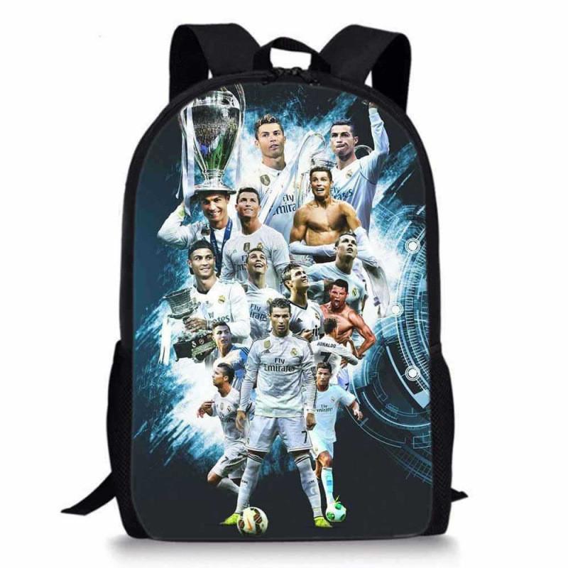

Спортивный рюкзак Cristiano Ronaldo для баскетбола из водонепроницаемого полиэстера для учеников средней школы Style A