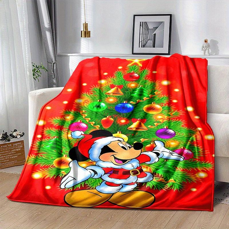 1pc Mickey Printing Blanket - Soft, All-Season Throw for Office Blanket, | Personalized Gift