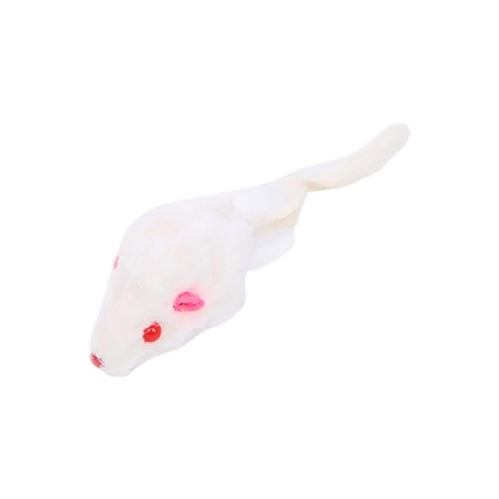 Furry Sound Mouse Pet Toy, Small Plush Mice For Interactive Play In Assorted Colors