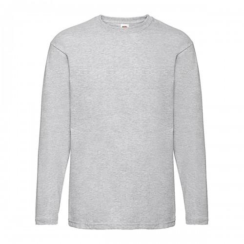 Fruit of the Loom Mens Valueweight Heather Long-Sleeved T-Shirt
