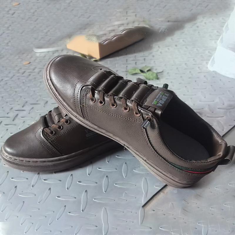 2024 Męskie wiosenne modne skórzane buty sportowe casualowe - modny i prosty design
