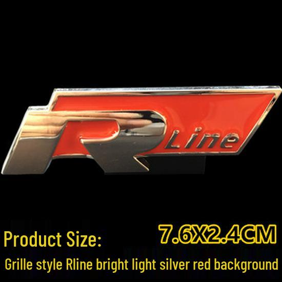 Golf CC Magotan Sagitar POLO R Car Emblems: Side, Rear, Grille R-Line Stickers