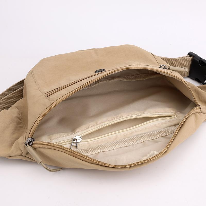 Sports Outgoing Waist Bag Lightweight Solid Color Women's Chest Bag Crossbody Bag