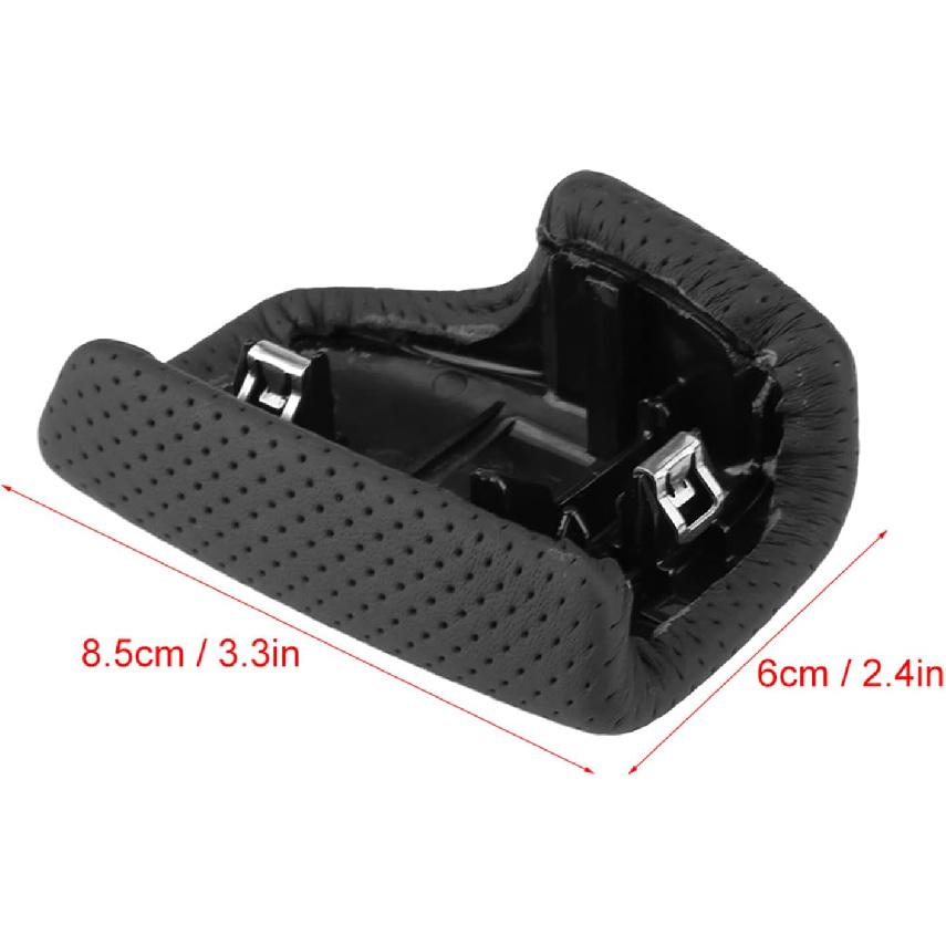 

Ejoyous Gear Shift Knob Cover, Left Hand Drive Automatic Gear Shift Knob Cap Cover, Handle Lever Case for Au di A 4 A 5 Q 5 Q 7
