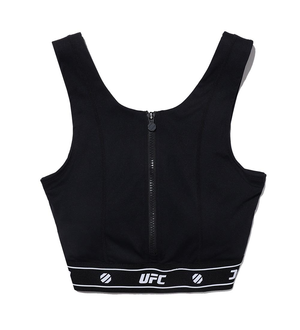 Ufc Sports Ufc Move Slim Fit Front Zipper Bra Top (W) Black U4Slt3230Bk Black/Xs