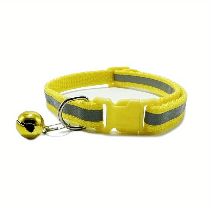 Reflective Pet Collar with Bell - Cat and Kitten Necklace