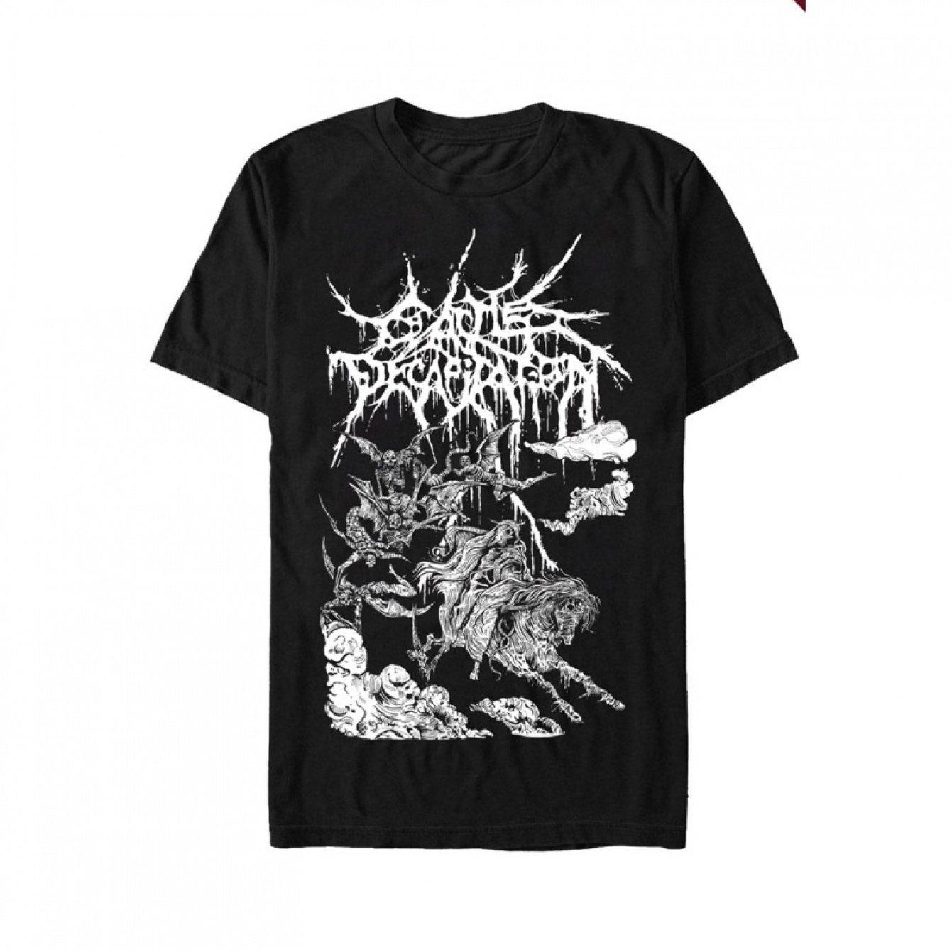 

Cattle Decapitation Процессия Мужская удобная хлопковая футболка Круглый вырез Короткие рукава 180г Мужская Женская Лето 4XL