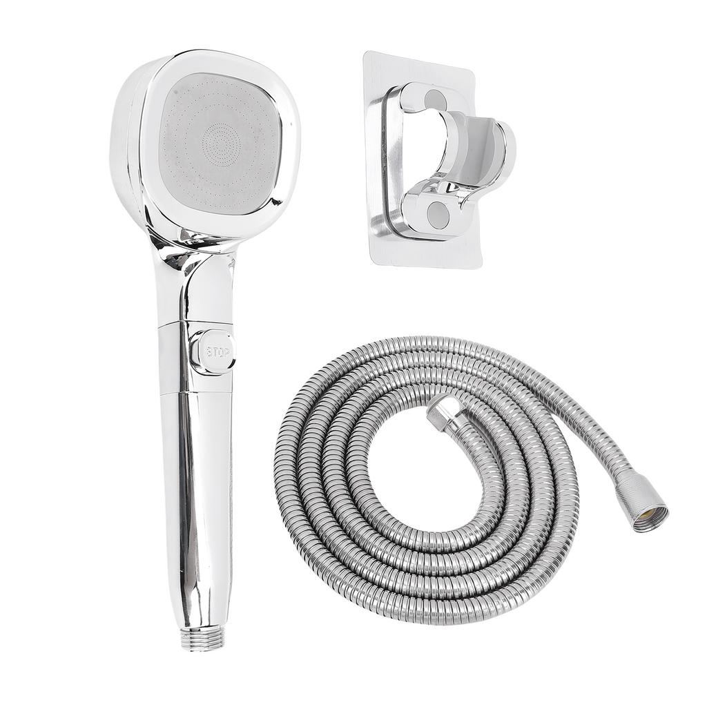 RV Shower Head with Hose and On Off Switch 4 Modes High Pressure Water Saving RV Showering Kit