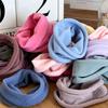4 Pieces A Set Soft High Elastic Scrunchie Wide Edge Seam Free Hair Rope Simple Retro Ponytail Rubber Band