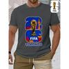 2026 Usa-Canadian Cup, FIFA Football Print Men'S Short Sleeve T-Shirt, Fashionable And Trendy Summer Top
