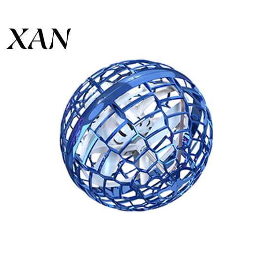 Magic Hover Orb Ball Toy with Colorful Light 360-degree Rotating UFO Sphere Remote Control Night Flying Drone Boomerang Fidget Spinner Indoor Outdoor
