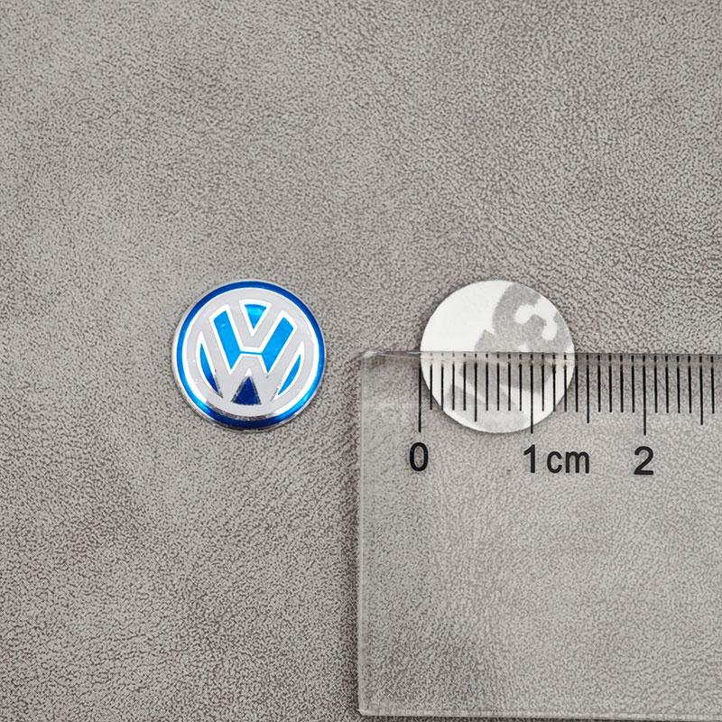 2026 Nové Pro VOLKSWAGEN VW 14mm Pouzdro na klíč od auta Logo Znak Klíčenka Samolepka Pro Volkswagen VW R-line GTI R Polo Golf Passat Magotan Ti