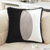 45x45cm Geometric Embroidery Pillow Cover Medieval Light Luxury Living Room Sofa Cushion Cover Towel Embroidery Design Sense