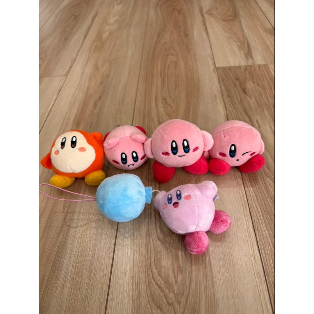 Kirby Plush Toy Mascot 6 Pieces