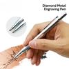 1 buc. stilou de gravat cu marcator de metal diamantat, stilou din carbură de tungsten, stilou pentru instrument de mână de gravat pe lemn, metal, ceramică din sticlă