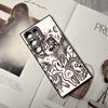 Custodia per Telefono D-Danganronpa Monokuma Per Samsung Galaxy S26 S25 S24 S23 S22 S20 S21 Edge Ultra Plus Fe Copertura Colorata Argento