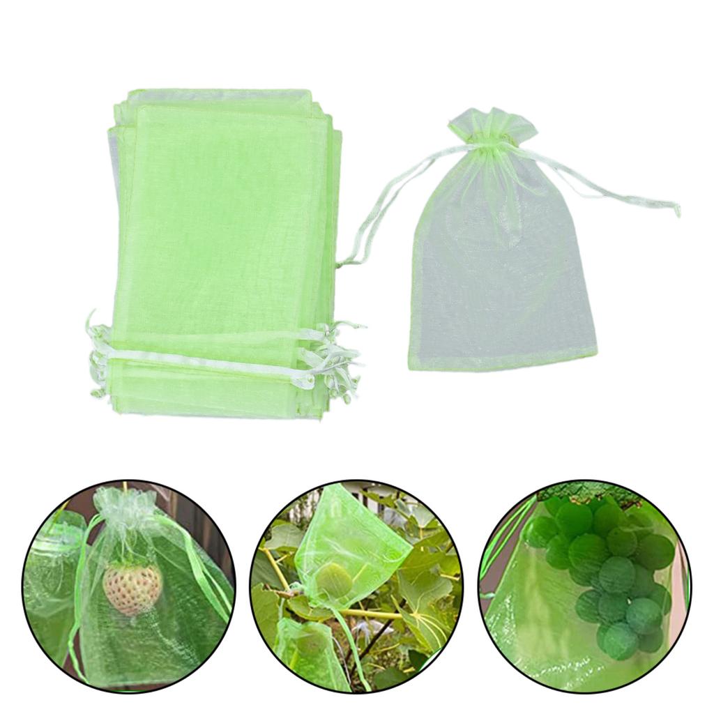 Easy To Close Open Fruit Harvest Green Fruit Bag Drawstring Mesh Bag Product Name Fine Mesh Fruit Small Fruits