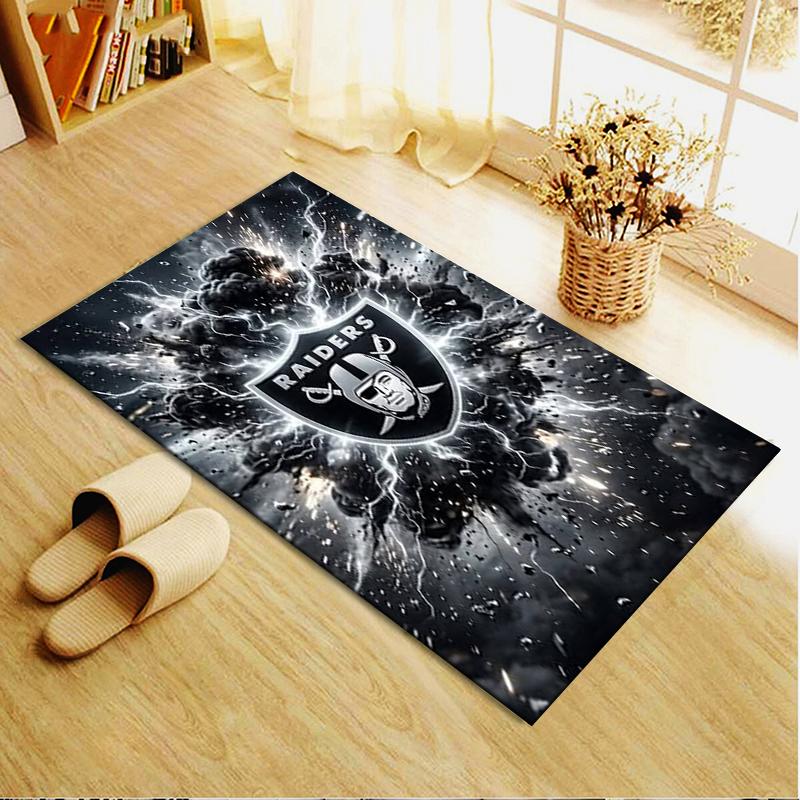 Las Vegas Raiders Carpet Rug For Living Room Bedroom Home Sofa Decorationkids Play Nonslip Floor Mat