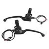 Bike Brake Levers Aluminum Black With Parking Button