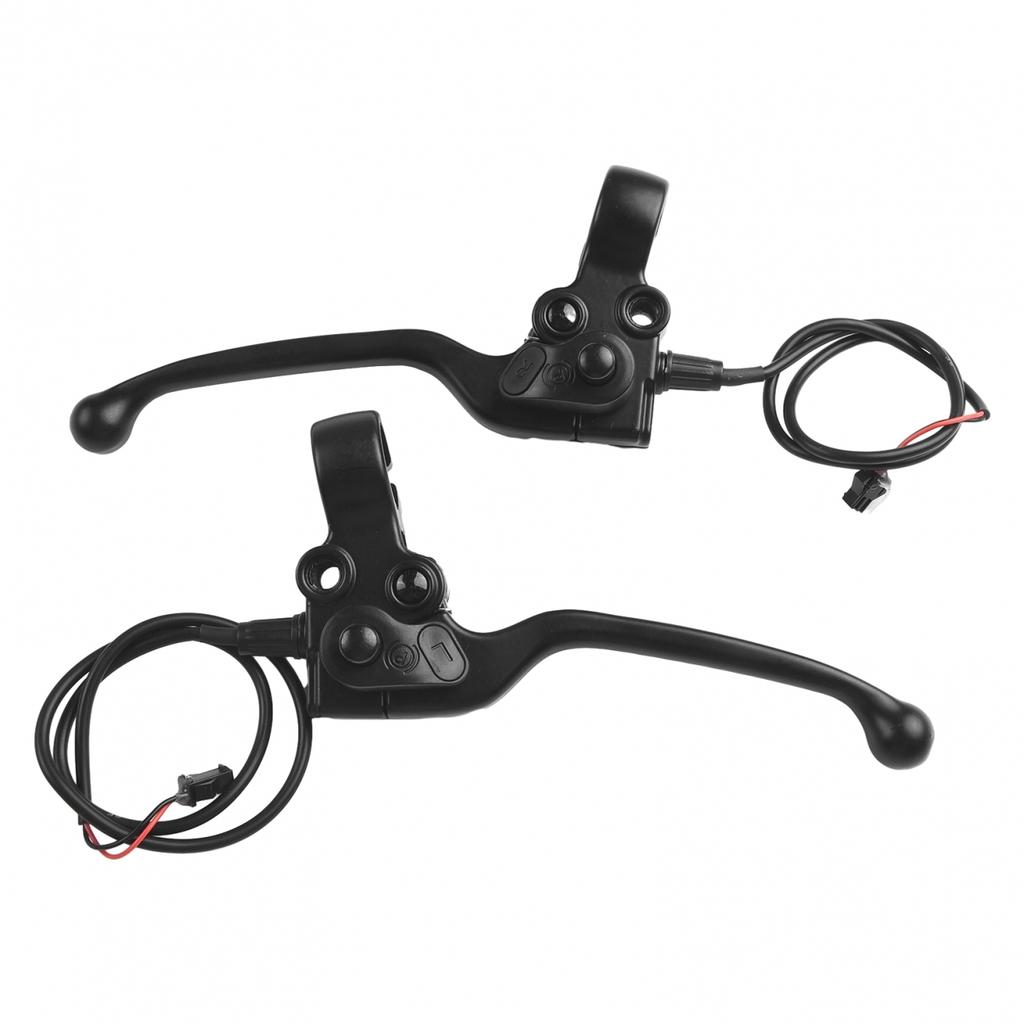 Bike Brake Levers Aluminum Black With Parking Button
