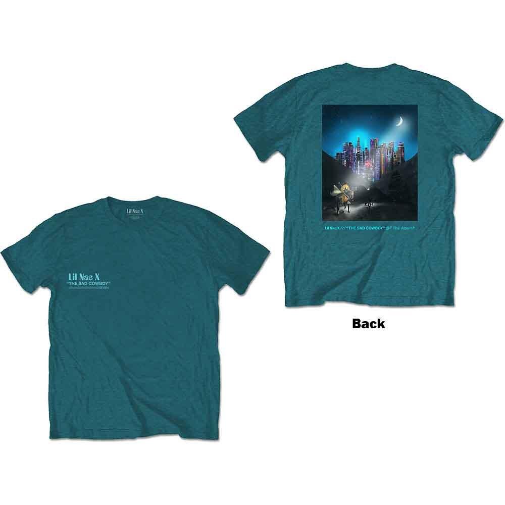 Lil Nas X Unisex TShirt Album (Back Print) (XLarge) S