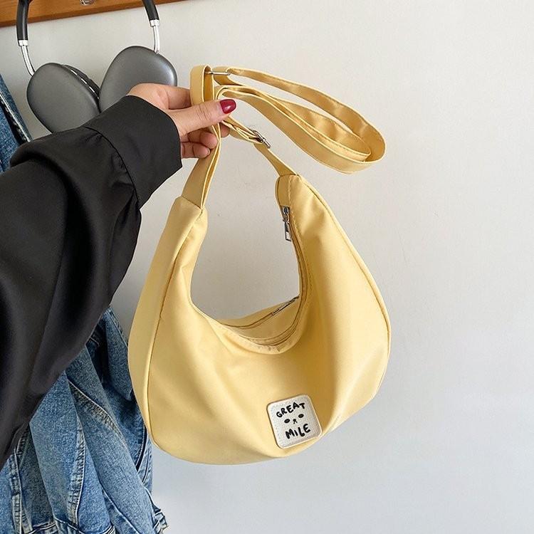 Stylish Nylon Crossbody Bag For Women 2024 With Soft Fabric Minimalist Design And Casual Chic Look