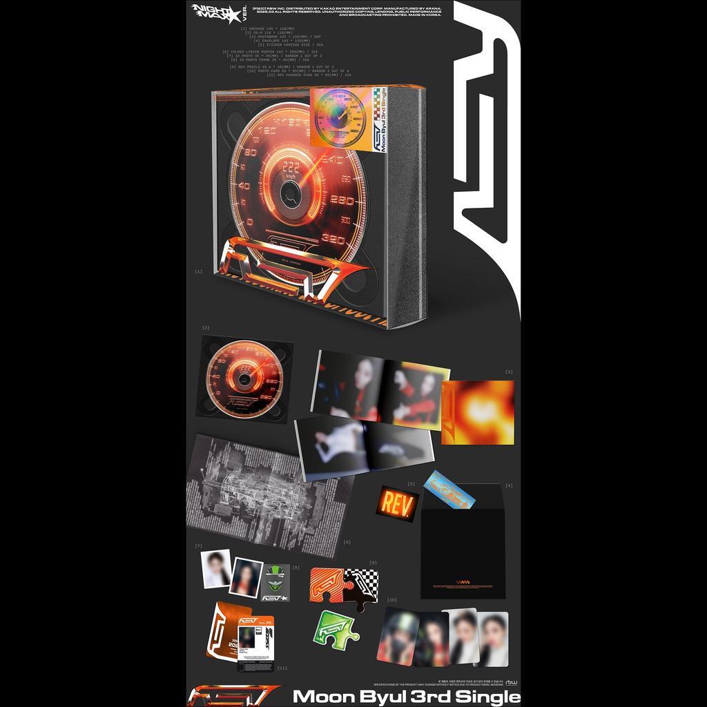 Luna di notte (MAMAMOO) [REV] Terzo Singolo (DAY-0 ver.  Night-Max ver.) + Regalo gratuito