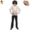 Costume da orgy party disco in argento per coppia costume da palcoscenico costume da esibizione costume da ballo in maschera