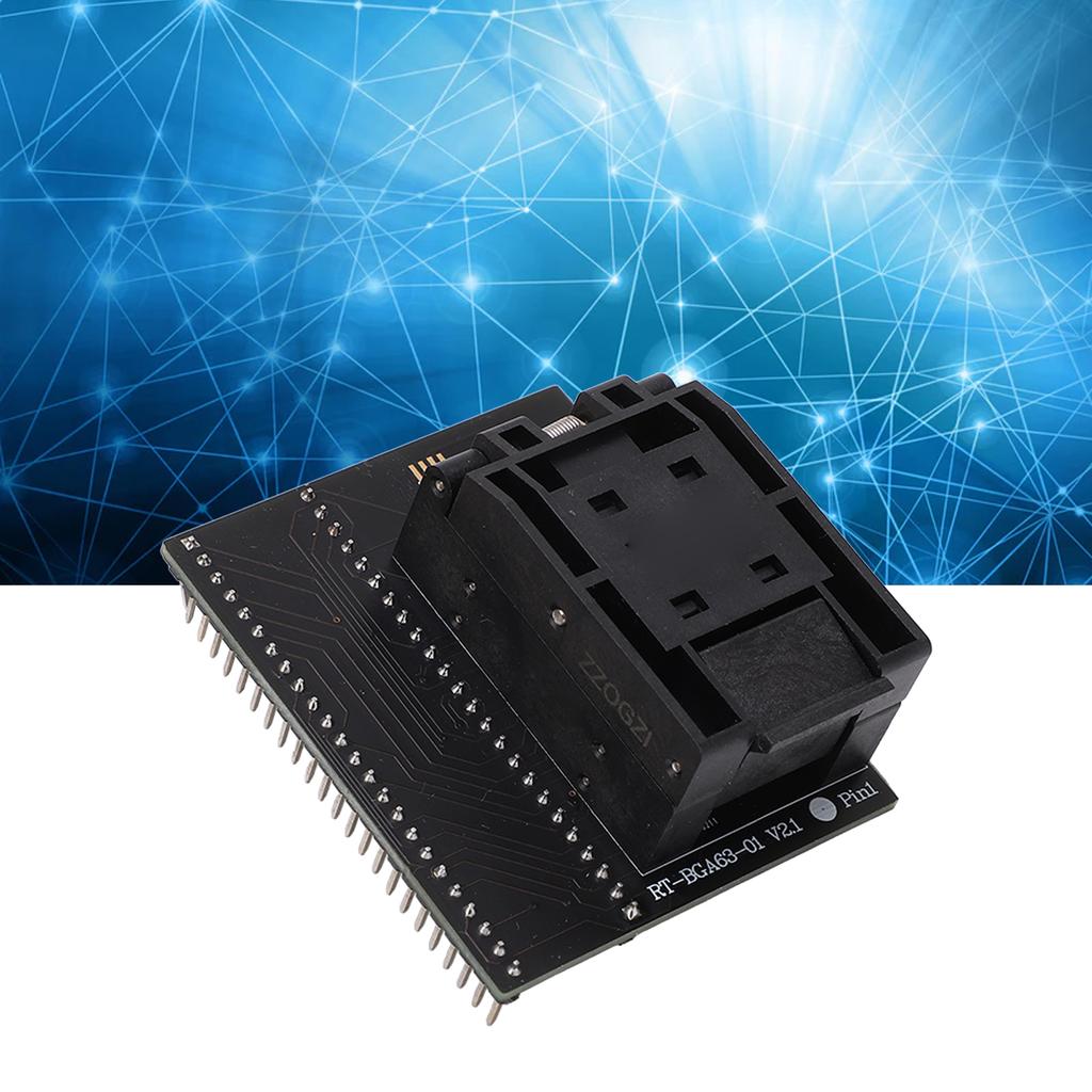 BGA63 Bounding Adapter Serial ICSP Interface Converter Socket Module for Programmer Repair